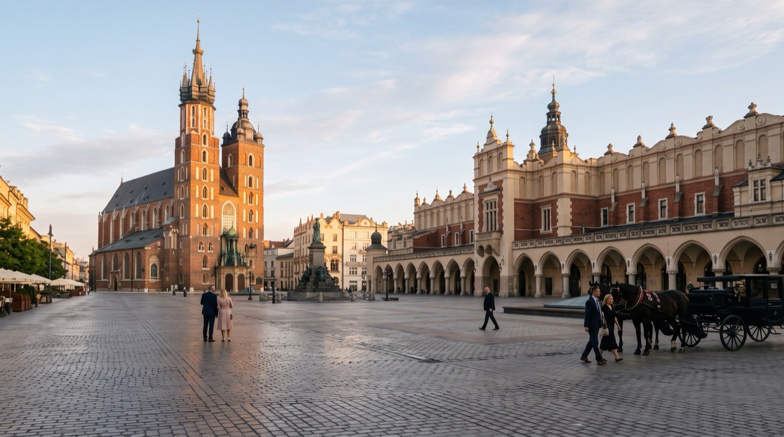 Krakow şehir görünümü